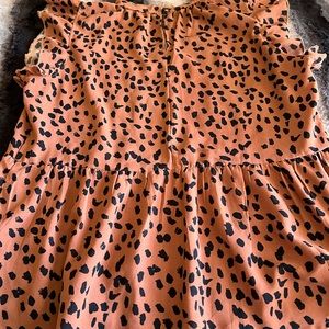 Animal print blouse